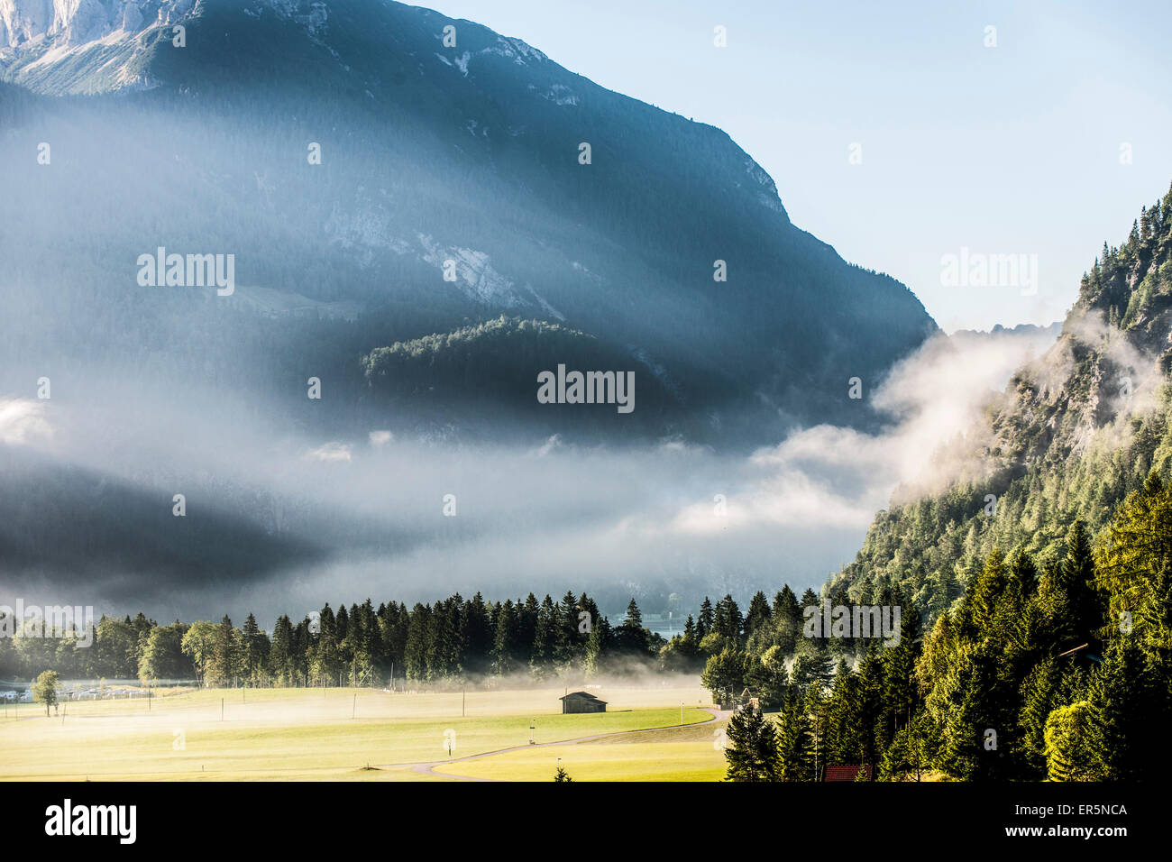 View to Achensee, Achenkirch, Tirol, Austria Stock Photo
