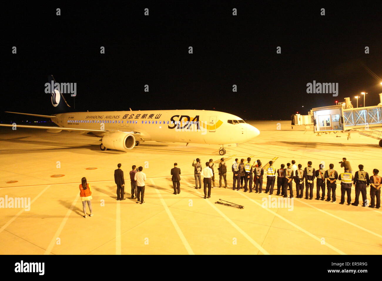 Yantai penglai international airport hires stock photography and