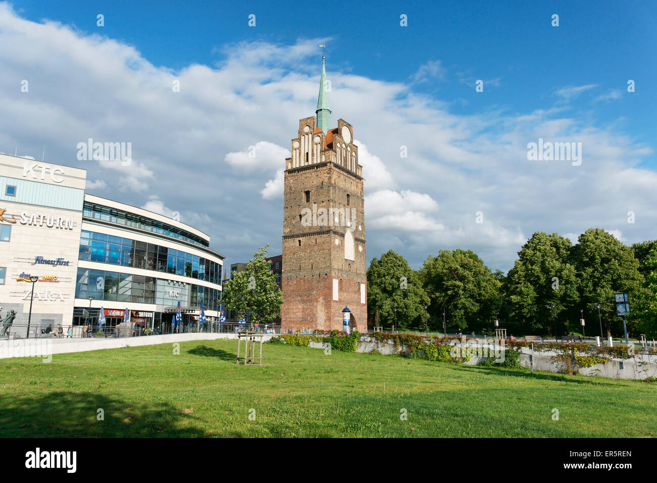 Kroepelin Gate, Hanseatic City of Rostock, Mecklenburg-Western Pomerania, Germany Stock Photo