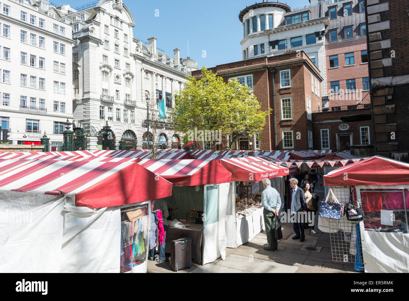St. James Piccadilly Market, Piccadilly, City of Westminster, London, England, United Kingdom Stock Photo