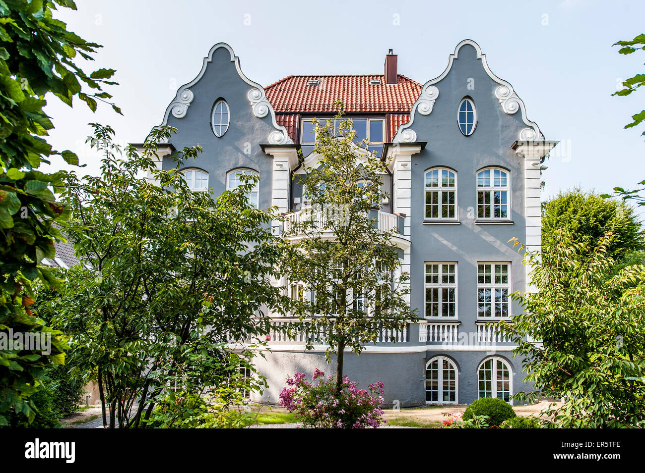 Art Nouveau mansion, Hamburg, Germany Stock Photo Alamy