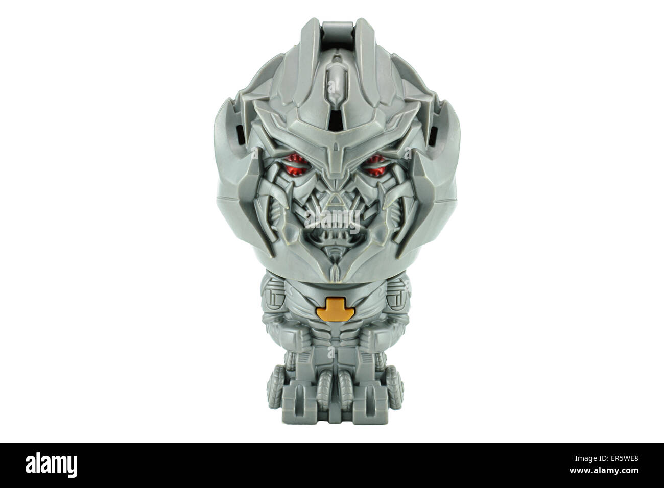 Bangkok, Thailand - January 11, 2015 : Megatron toy character from TRANSFORMERS Movie series. There are toy sold as part of Burg Stock Photo