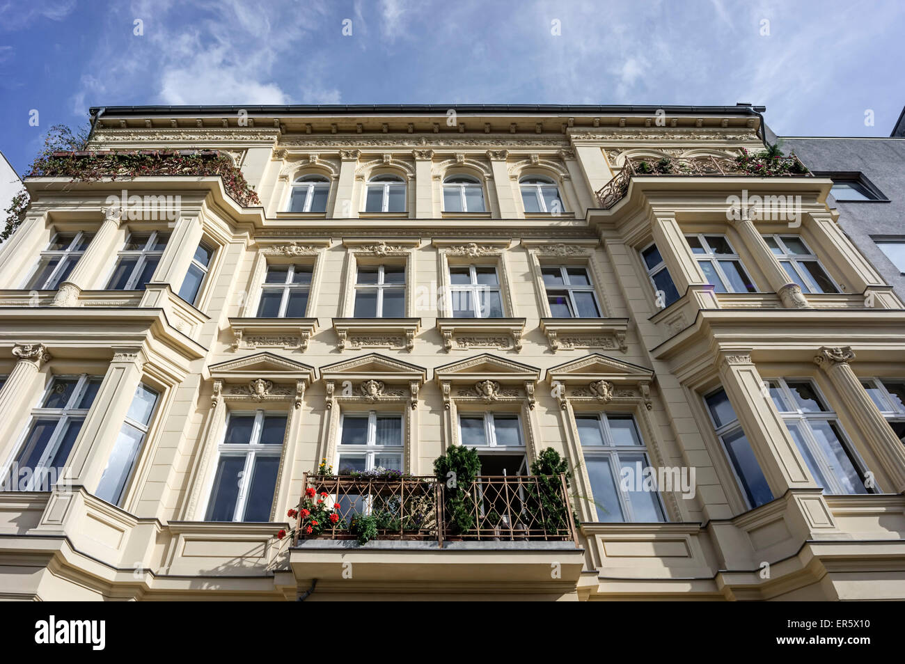 Berlin germany renovated buildings in hires stock photography and