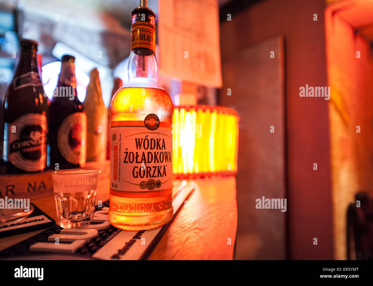 Polish vodka bottle hi-res stock photography and images - Alamy