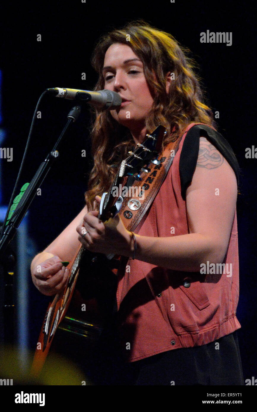Toronto, Canada. 27th May 2015. American alternative country and folk rock singer-songwriter Brandi Carlile performs at The Danforth Music Hall. Credit:  EXImages/Alamy Live News Stock Photo