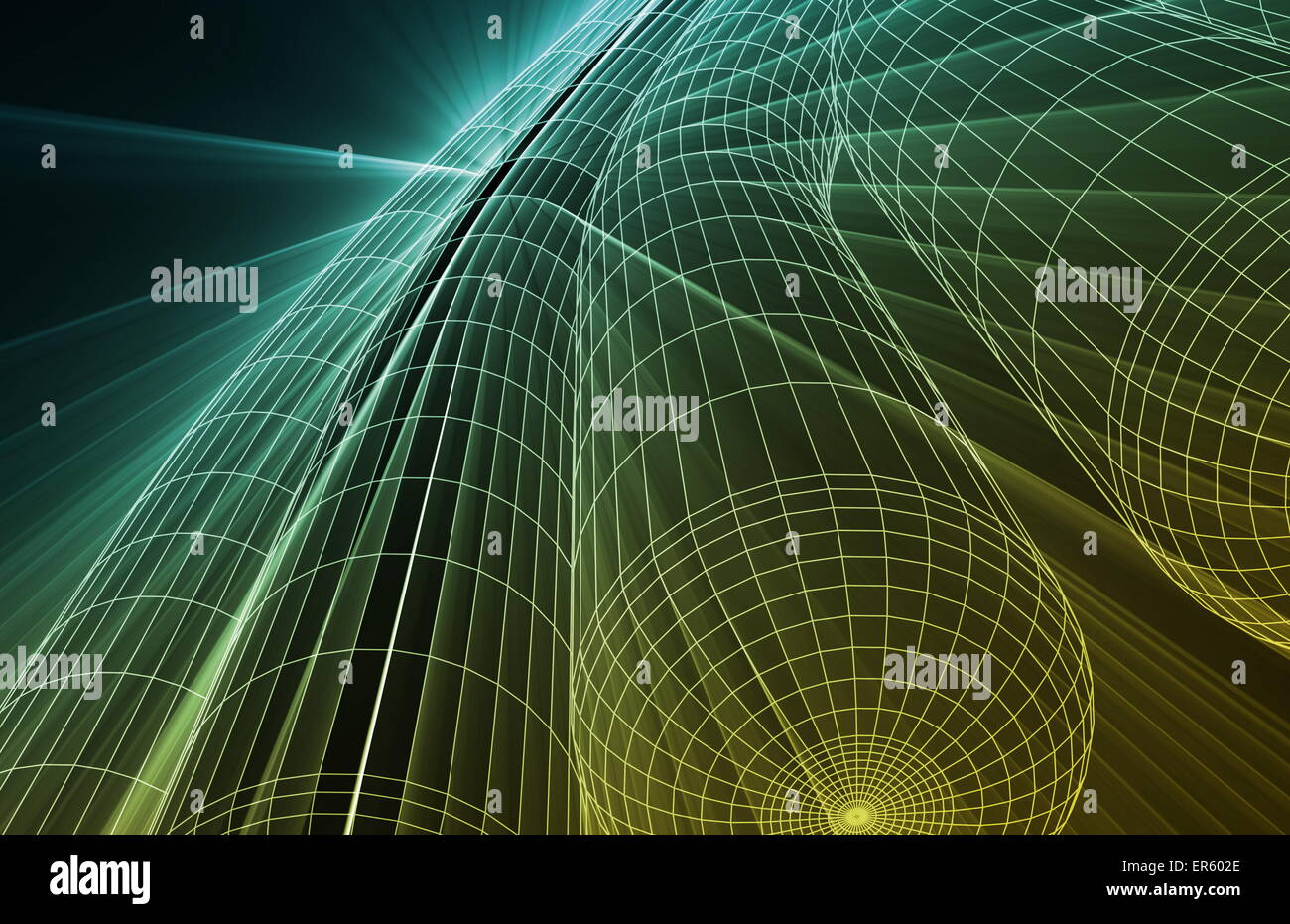 Futuristic Abstract as a Robotic Concept Art Stock Photo - Alamy