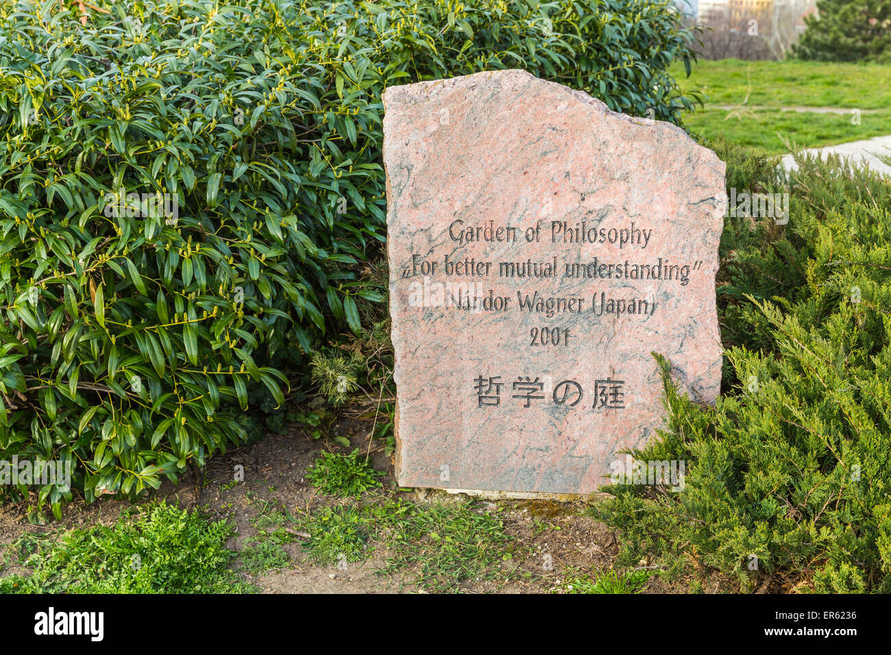 Der Philosophische Garten, Filozófiai kert , Skulptur Gruppe, Wagner