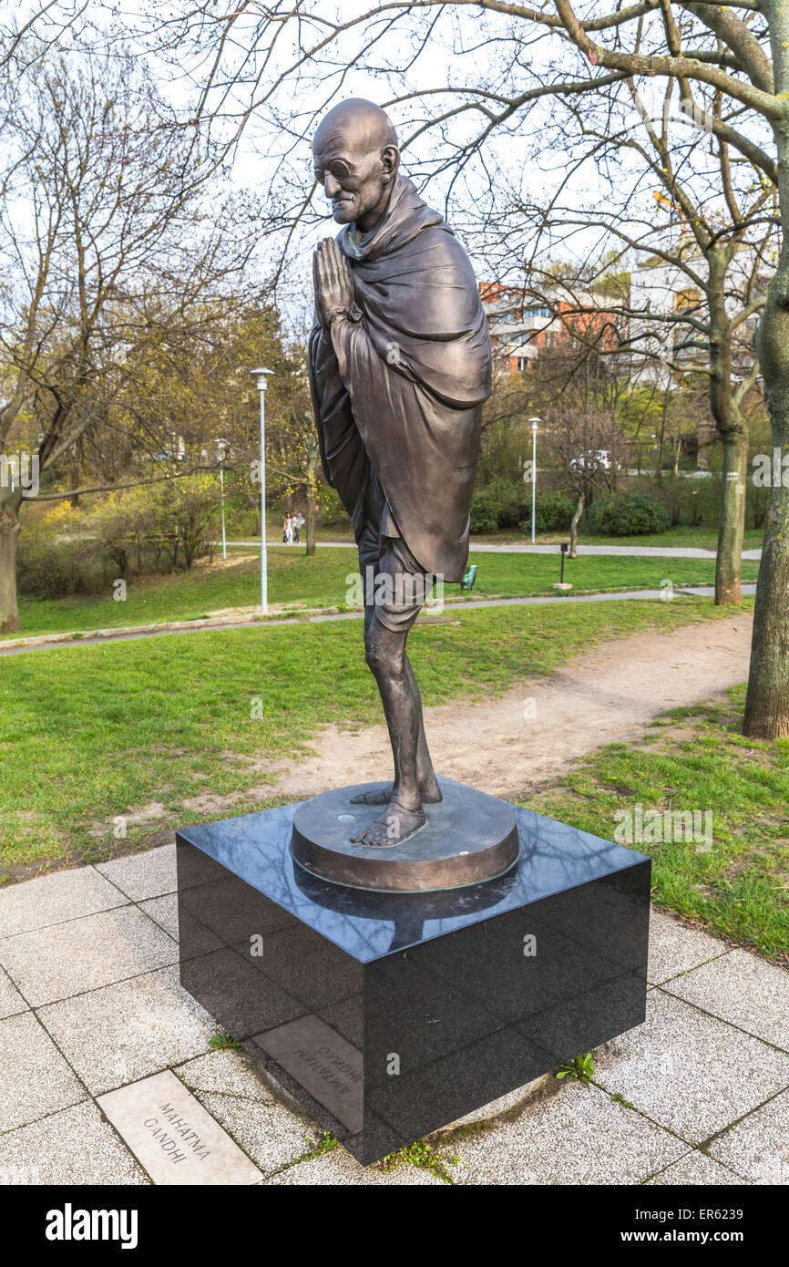 Der Philosophische Garten, Filozófiai kert , Mahatma Gandhi, Skulptur