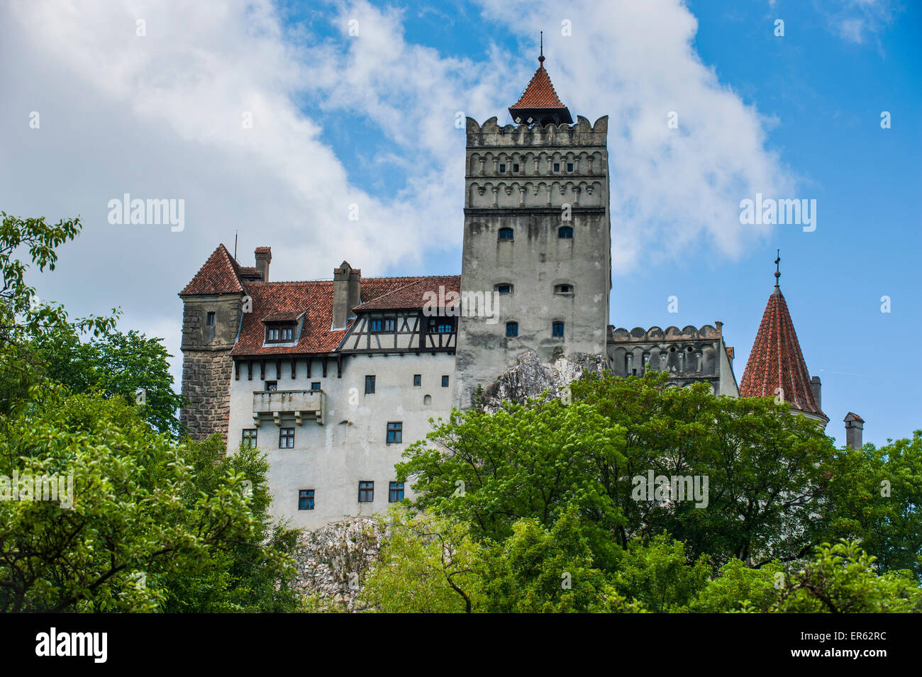 Bran Castle, Dracula's castle, Bran, Transylvania, Romania Stock Photo