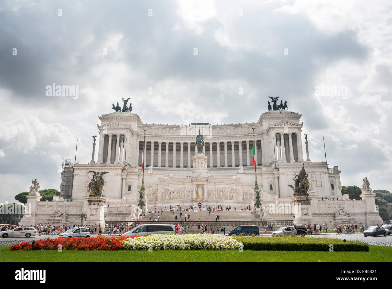 National Monument to Victor Emmanuel II, Vittorio Emanuele Monument, Capitol, Rome, Lazio, Italy Stock Photo