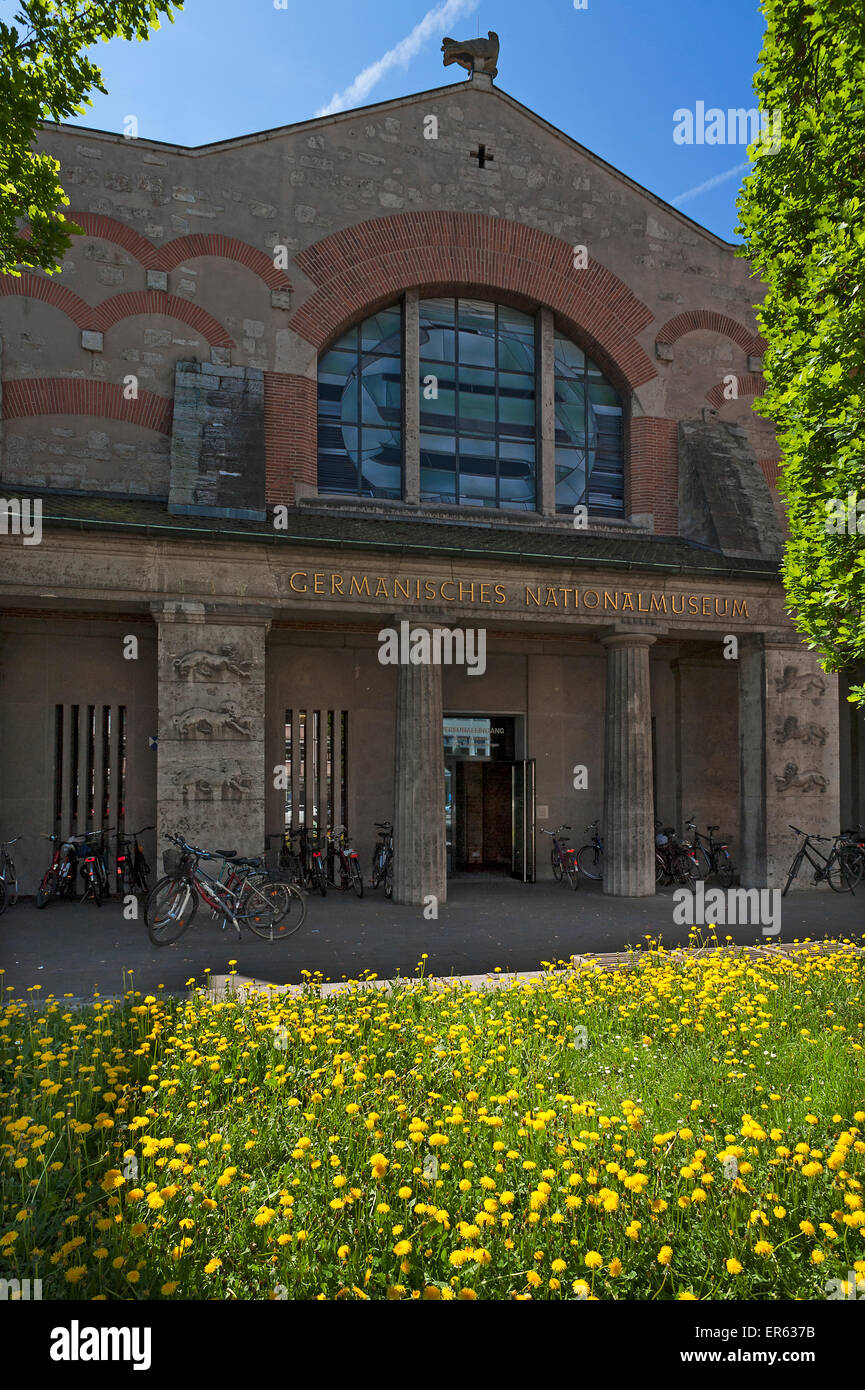Entrance germanisches nationalmuseum hires stock photography and