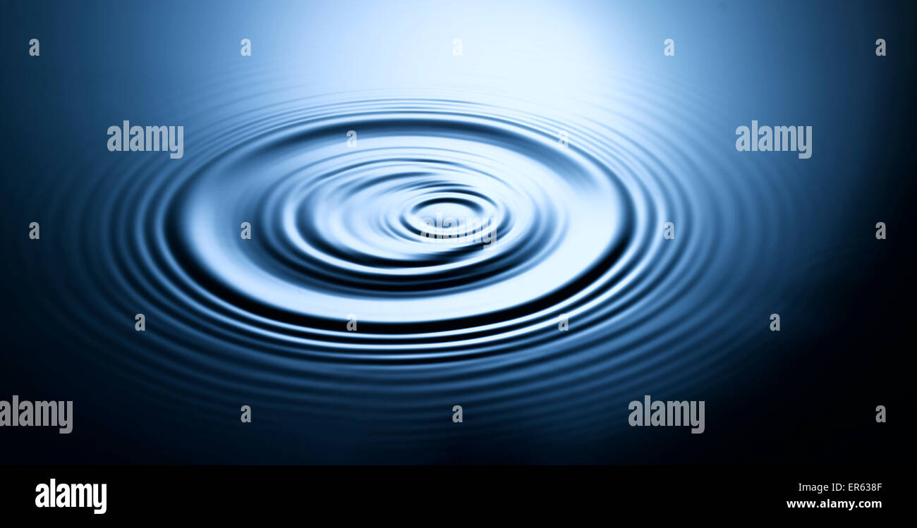 Agitated water surface Stock Photo