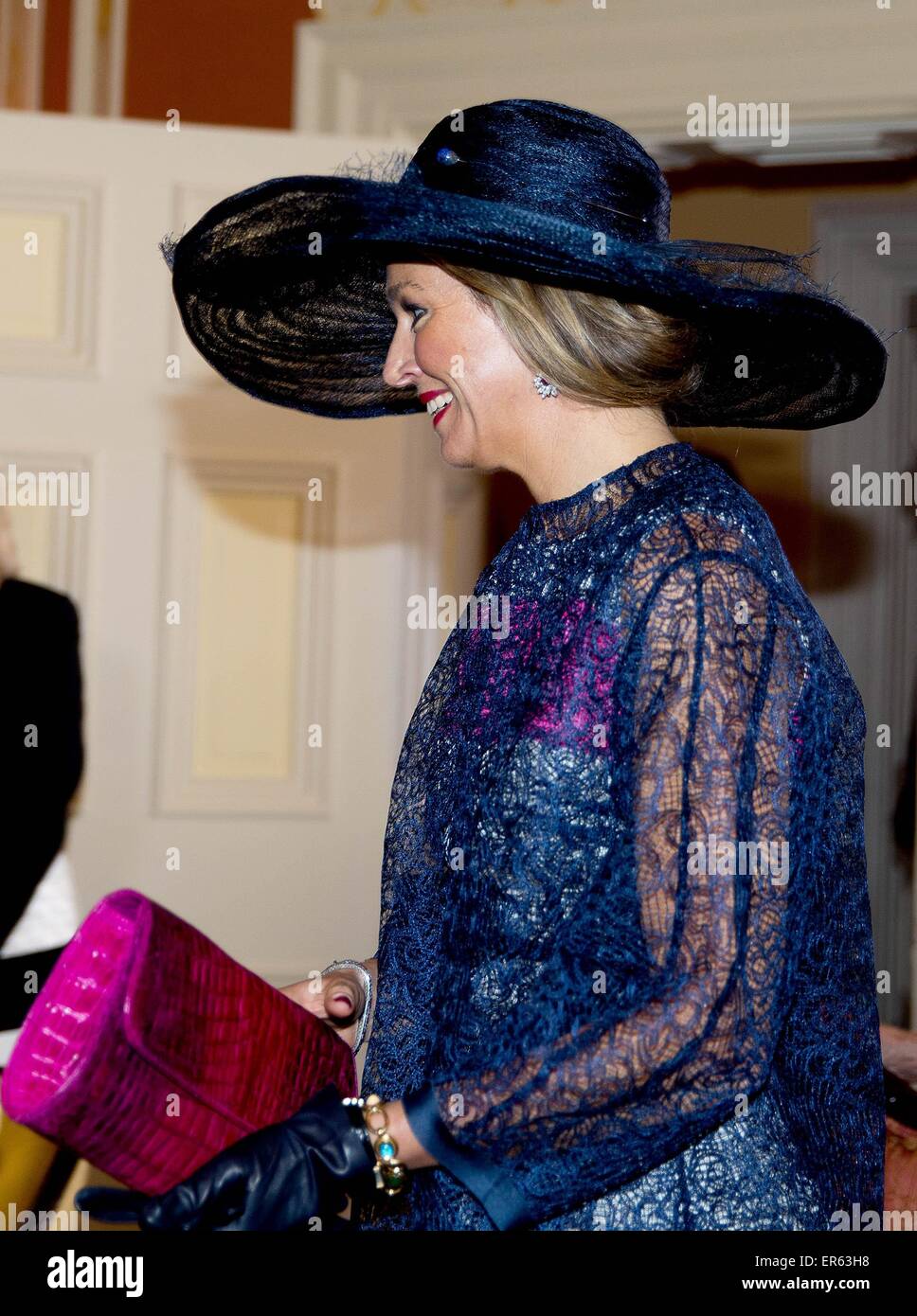 Ottawa, 27-05-2015 HM Queen Maxima Arrival at Rideau Hall, planting a ...