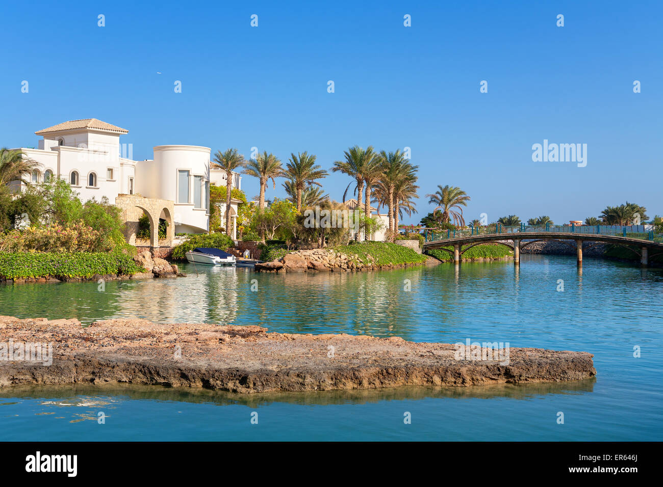 El Gouna resort. Egypt Stock Photo