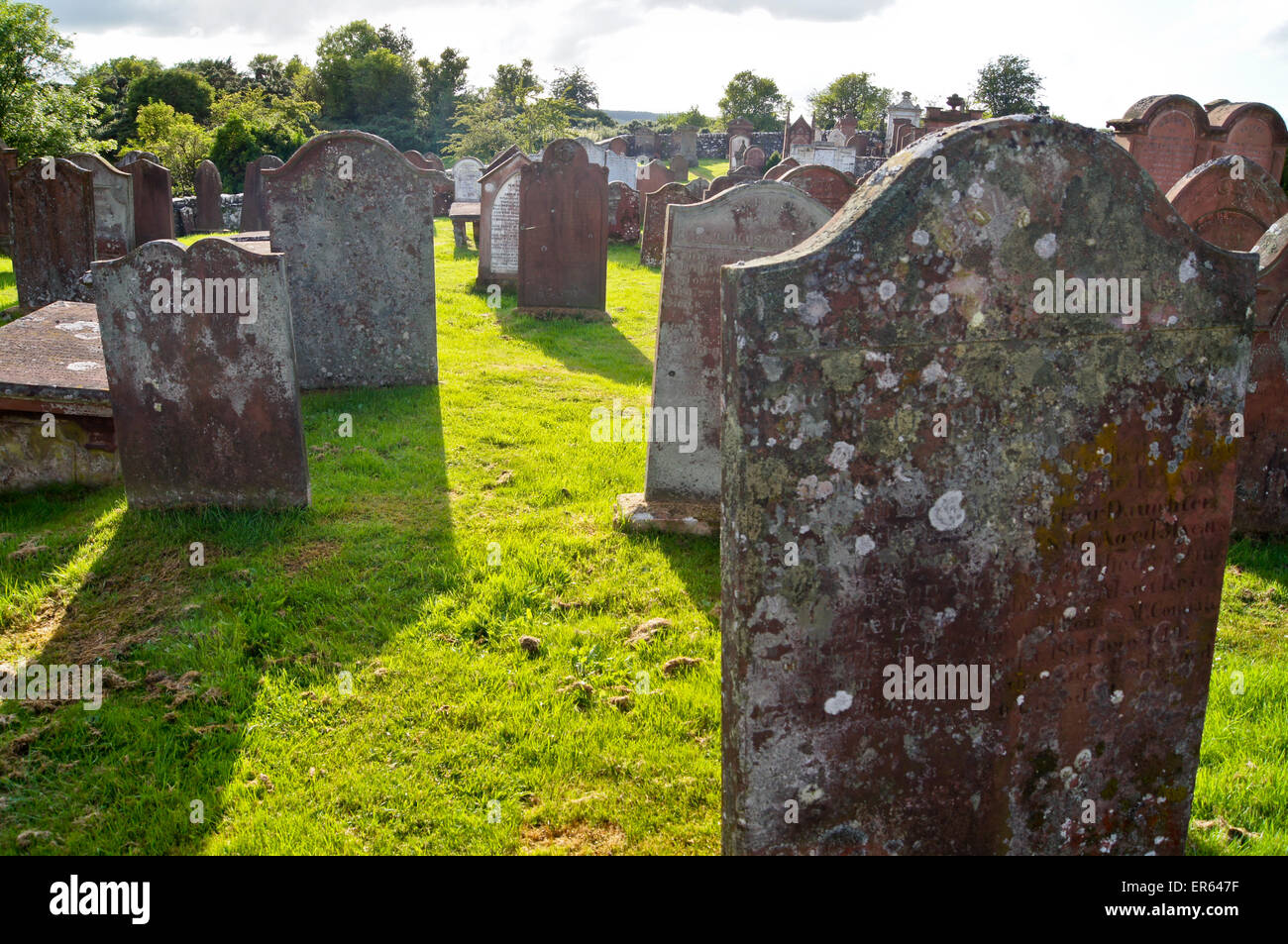 St. Cuthbert's old churchyard, Kirkcudbright, Dumfries and Galloway, Scotland Stock Photo