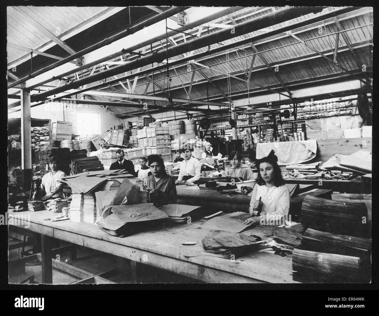 WOMEN AT PAPER WORKS Stock Photo - Alamy