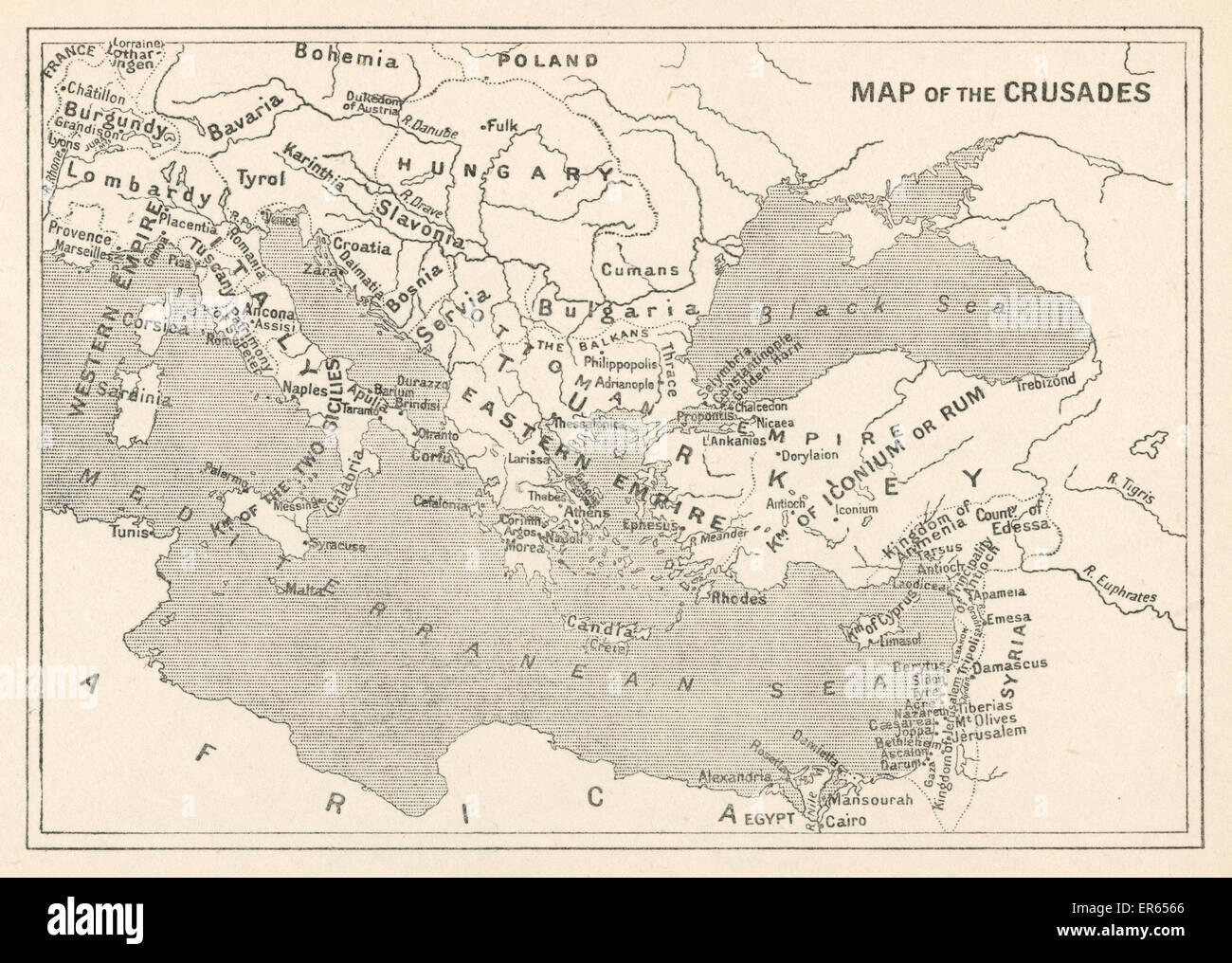 first crusades map