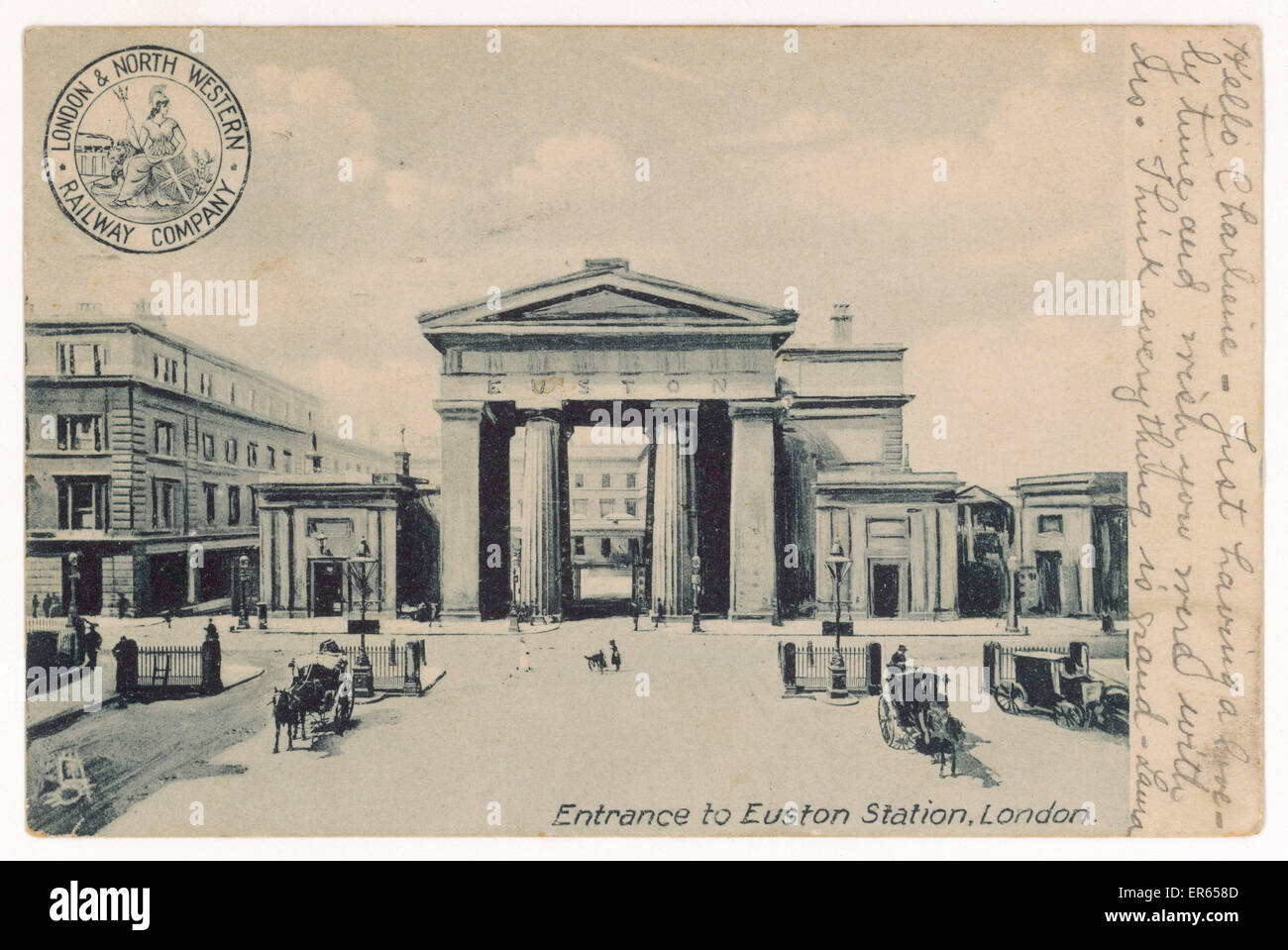 EUSTON ARCH Stock Photo