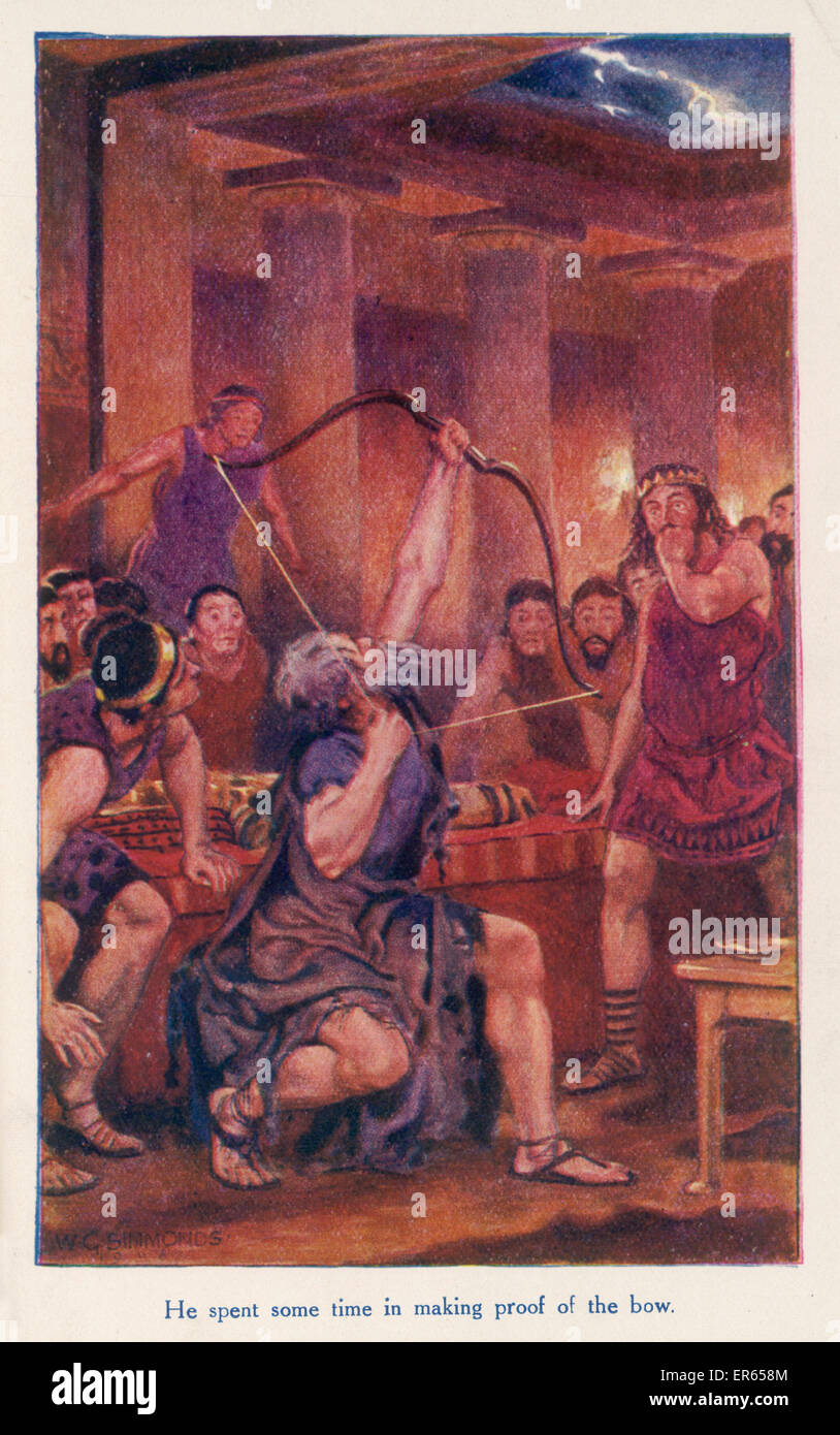 Odysseus and suitors hi-res stock photography and images - Alamy