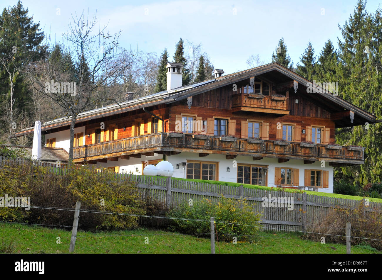 Uli Hoeness Villa At Tegernsee Lake Featuring Atmosphere Where