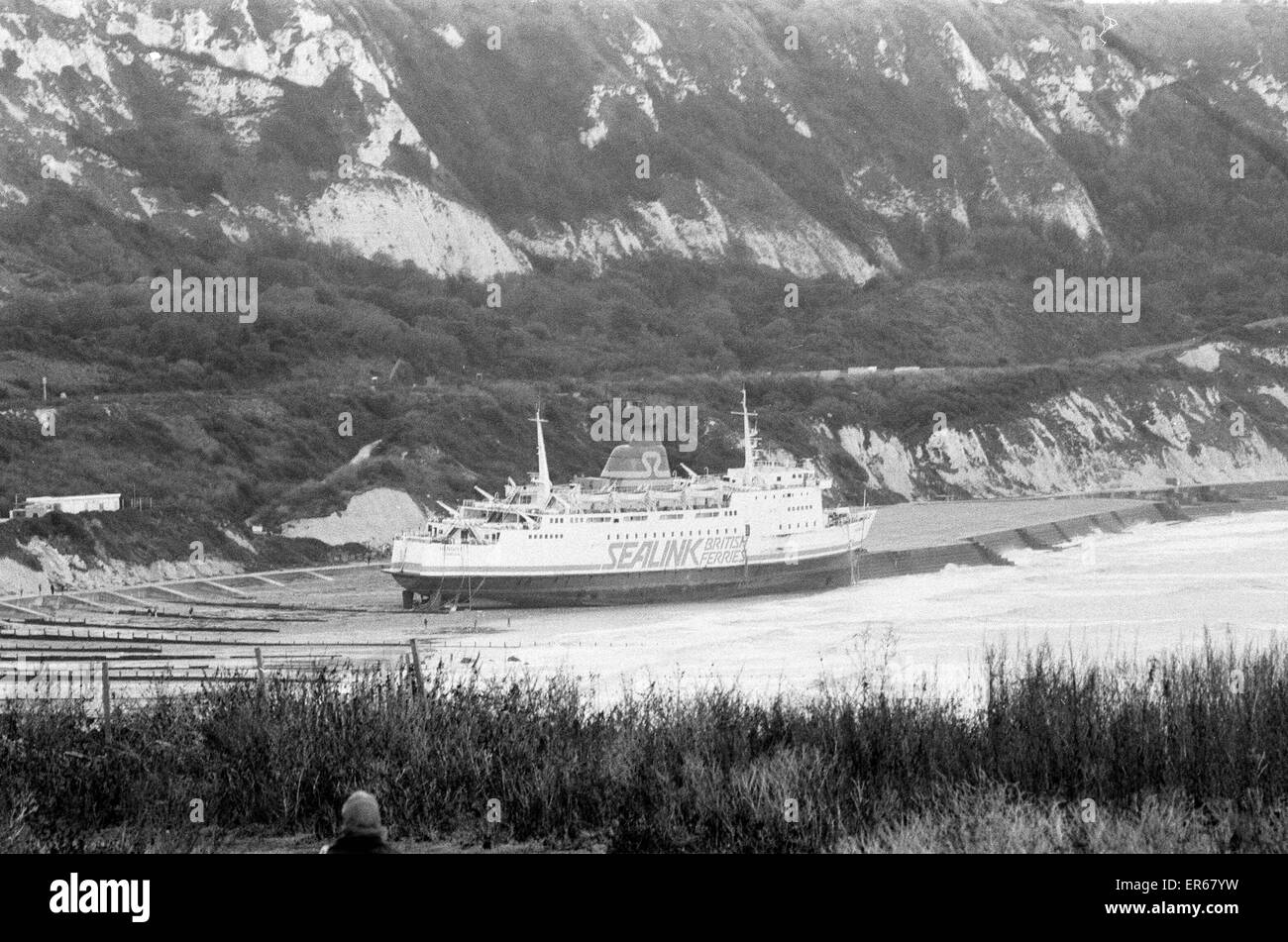 The 1987 Great Storm occurred on the night of 15 - 16th October 1987. An unusually strong weather system caused winds to hit much of southern England and northern France. It was the worst storm to hit England since the Great Storm of 1703. Damage was esti Stock Photo