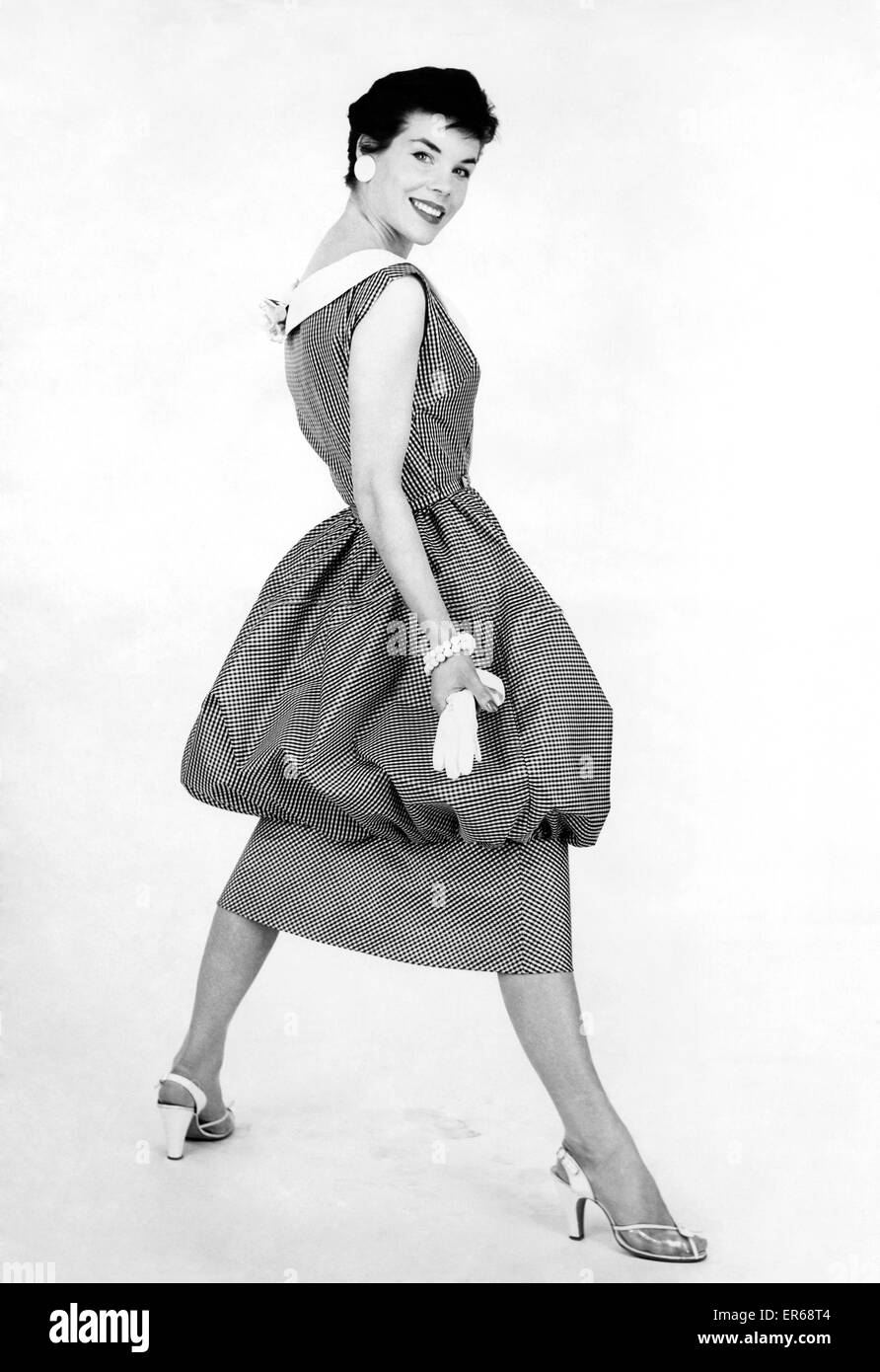 Clothing Fashion 1956. February 1956 P021292 Stock Photo