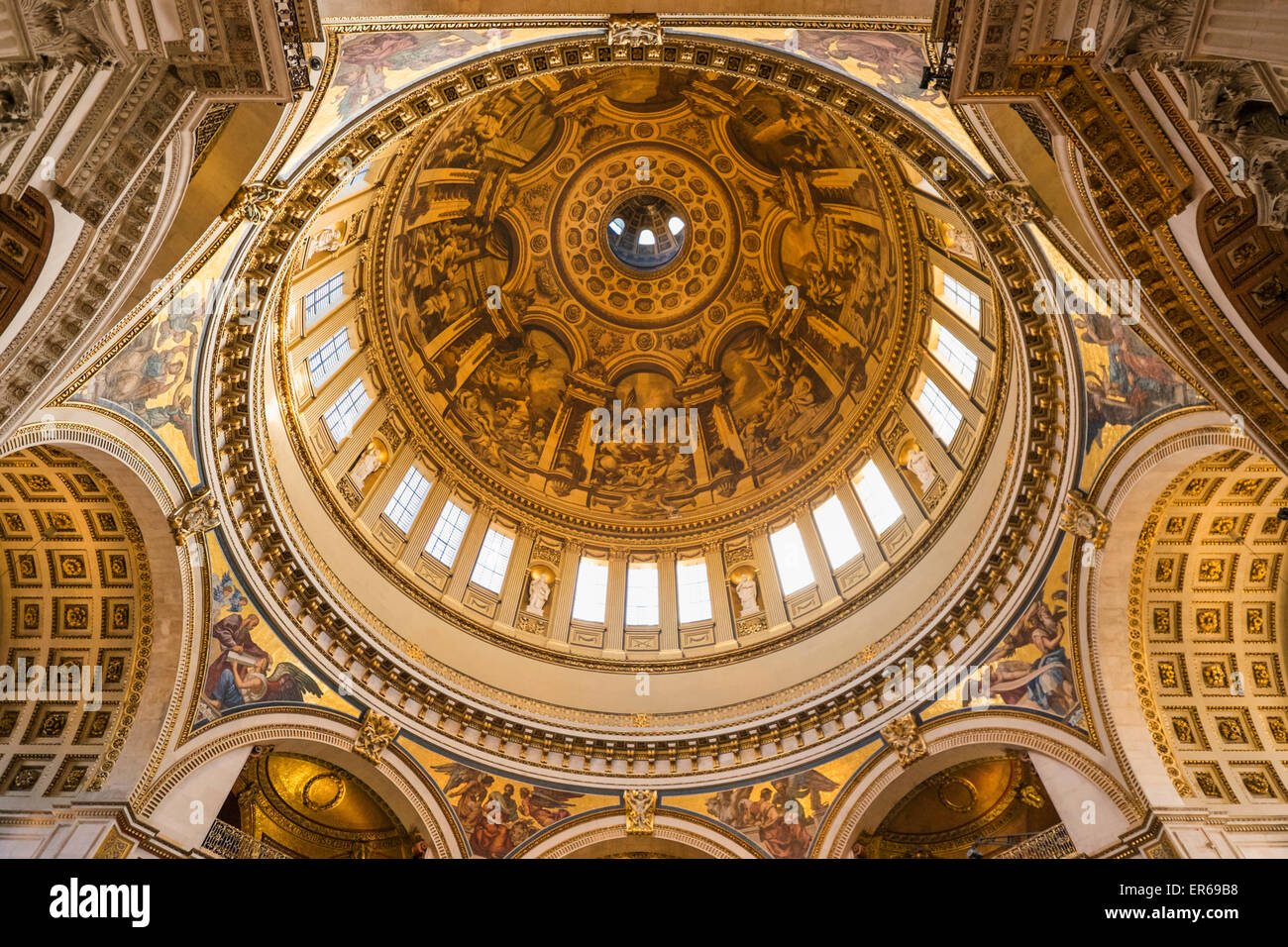 England, London, St Paul's Cathedral, The Dome Stock Photo