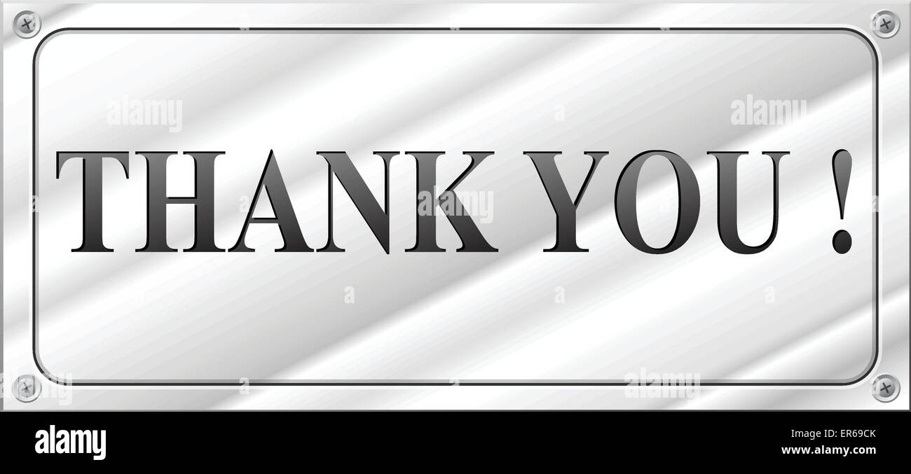 Vector thank you message Stock Vector Images Alamy