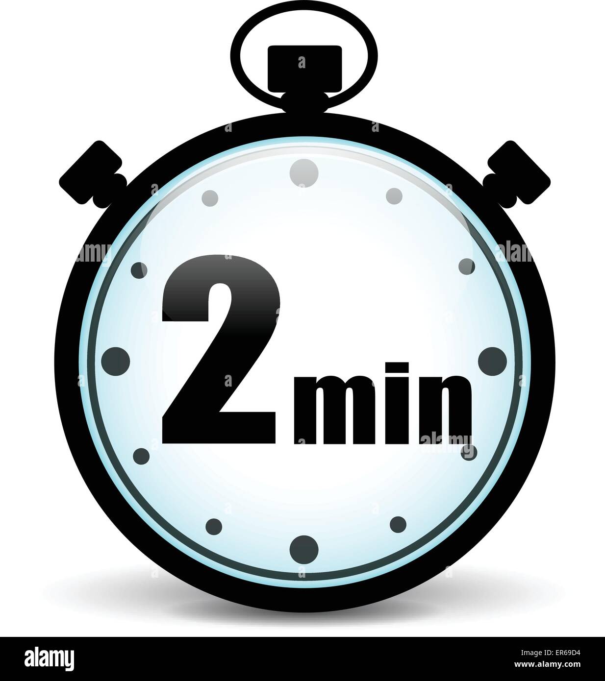 Two minutes clock hi-res stock photography and images - Alamy