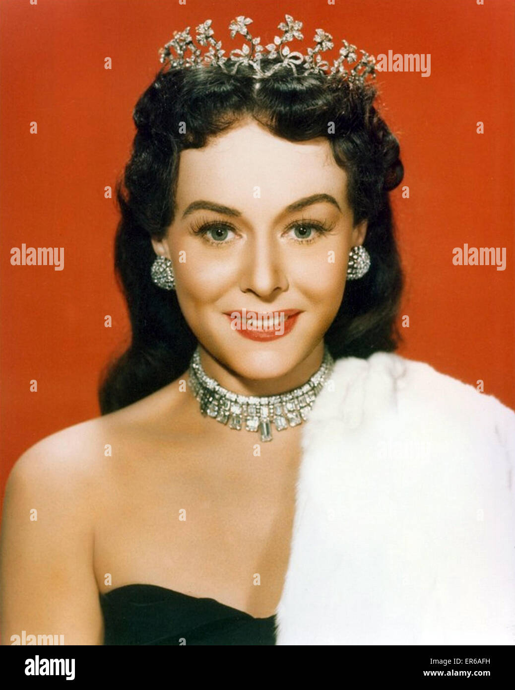 PAULETTE GODDARD (1910-1990) US film actress about  1958 Stock Photo