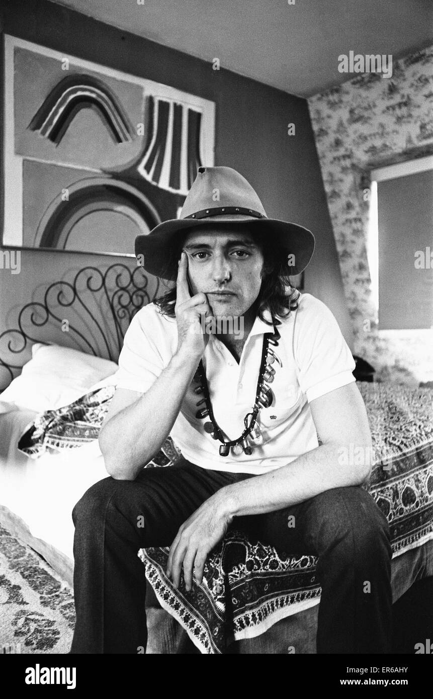 US Film Director Dennis Hopper seen here in London following the 1969