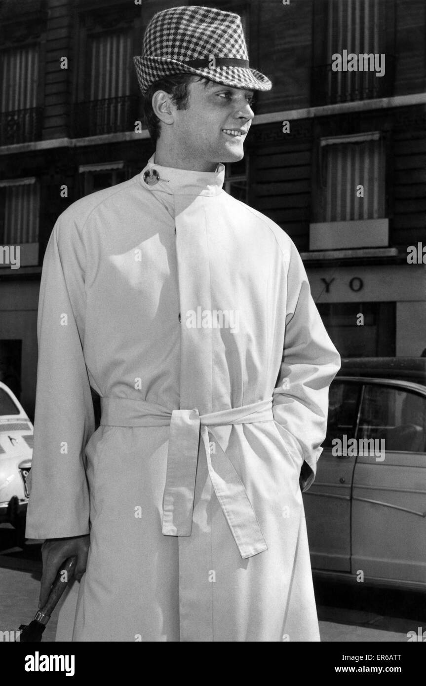 Clothing Fashion Menswear Coats. April 1963 P021620 Stock Photo Alamy