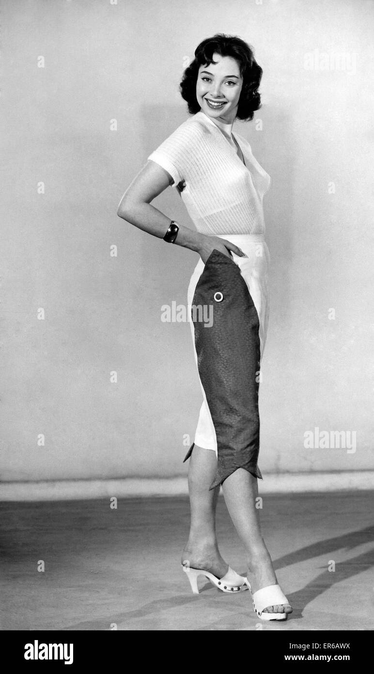 Clothing Fashion 1956. July 1956 P021281 Stock Photo