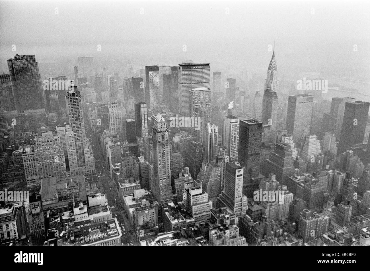 New York Skyline Seen From The Top Of The Empire State