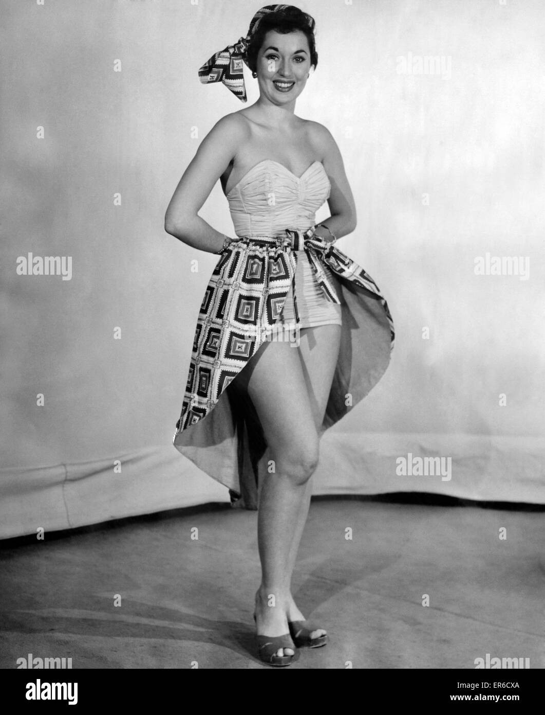 Clothing Fashion 1954. May 1954 P021244 Stock Photo