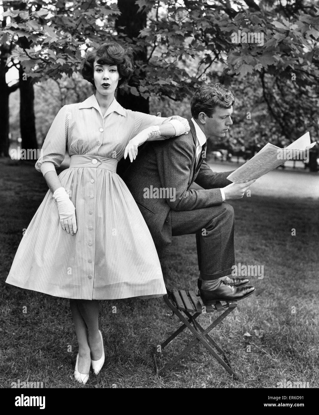 Clothing Fashions 1959 Made of Nylon and Ferylene, so that is can be