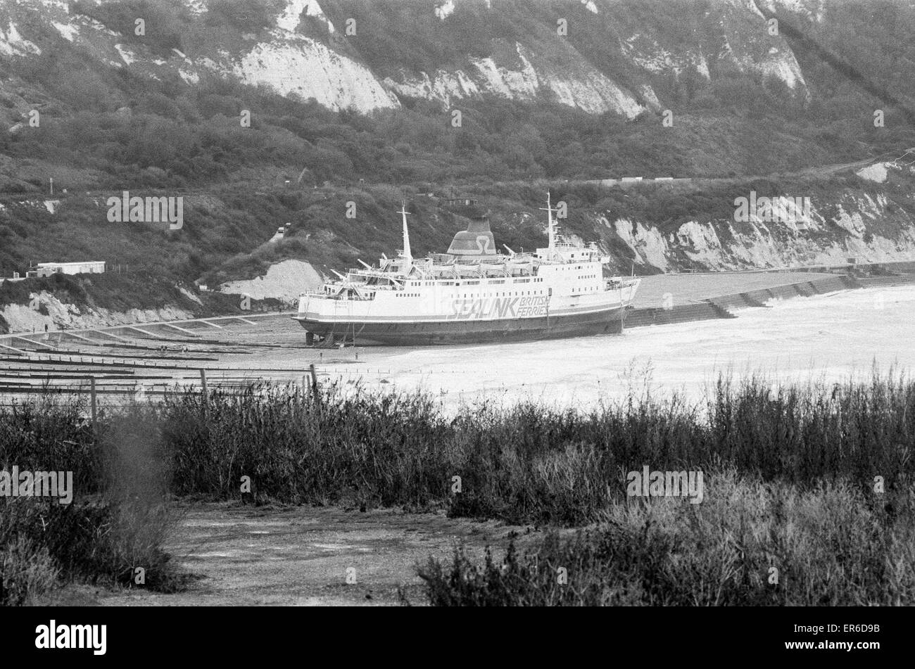 The 1987 Great Storm occurred on the night of 15 - 16th October 1987. An unusually strong weather system caused winds to hit much of southern England and northern France. It was the worst storm to hit England since the Great Storm of 1703. Damage was esti Stock Photo