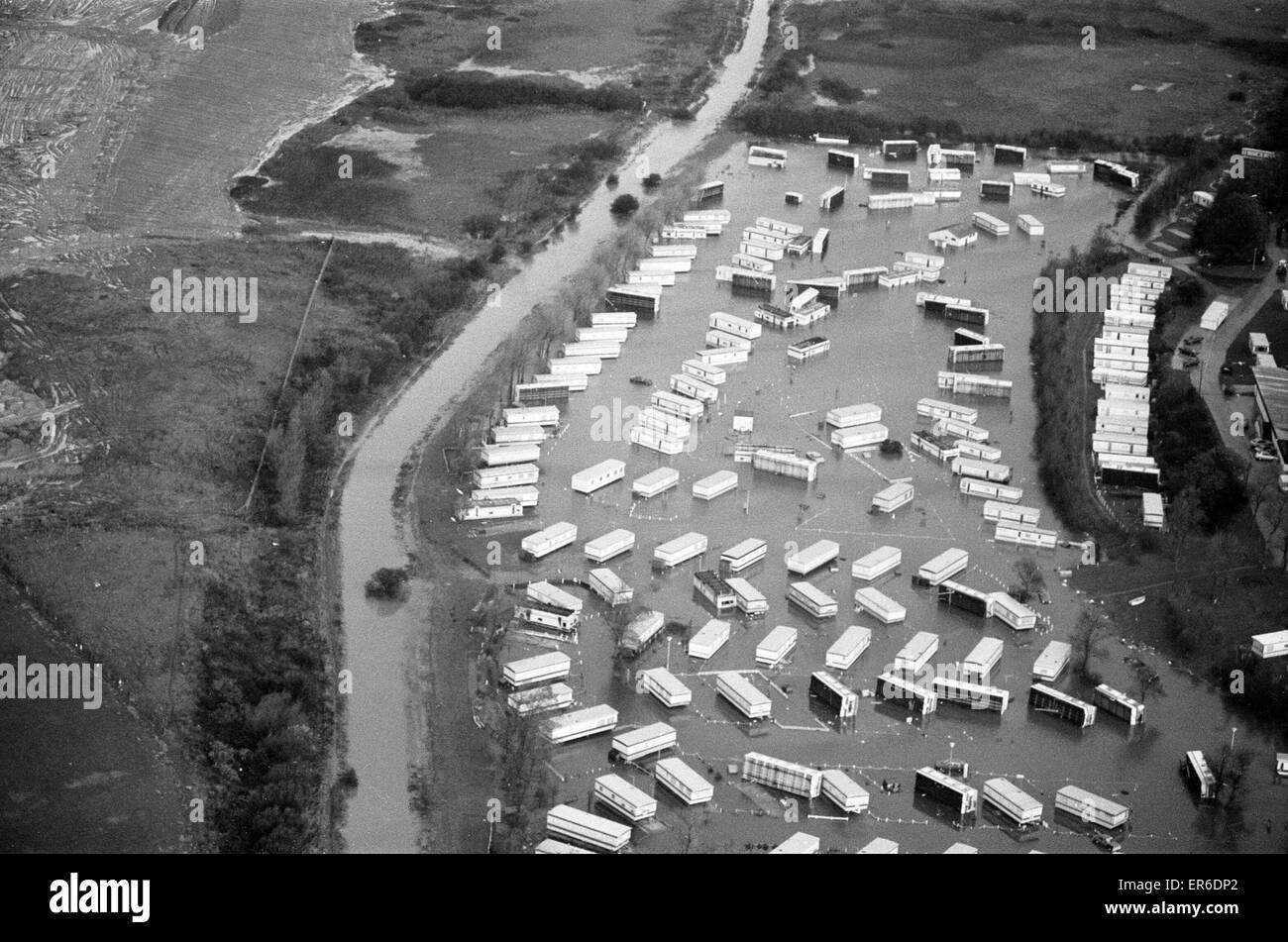 The 1987 Great Storm occurred on the night of 15 - 16th October 1987. An unusually strong weather system caused winds to hit much of southern England and northern France. It was the worst storm to hit England since the Great Storm of 1703. Damage was esti Stock Photo