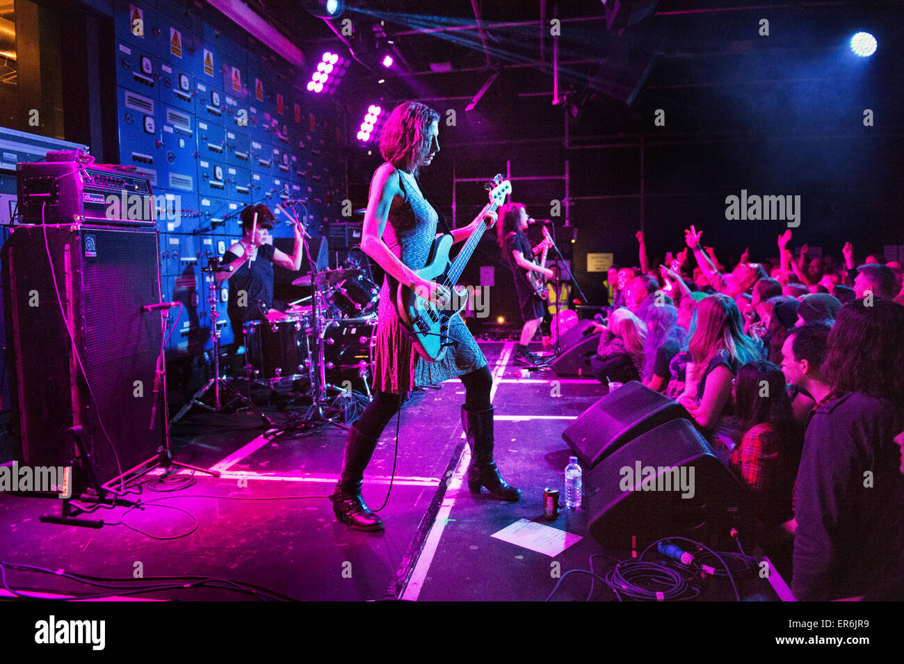 Manchester, UK. 27th May, 2015. All female US alt-rock band Babes in Toyland in concert at Gorilla, Manchester. Credit:  John Bentley/Alamy Live News Stock Photo