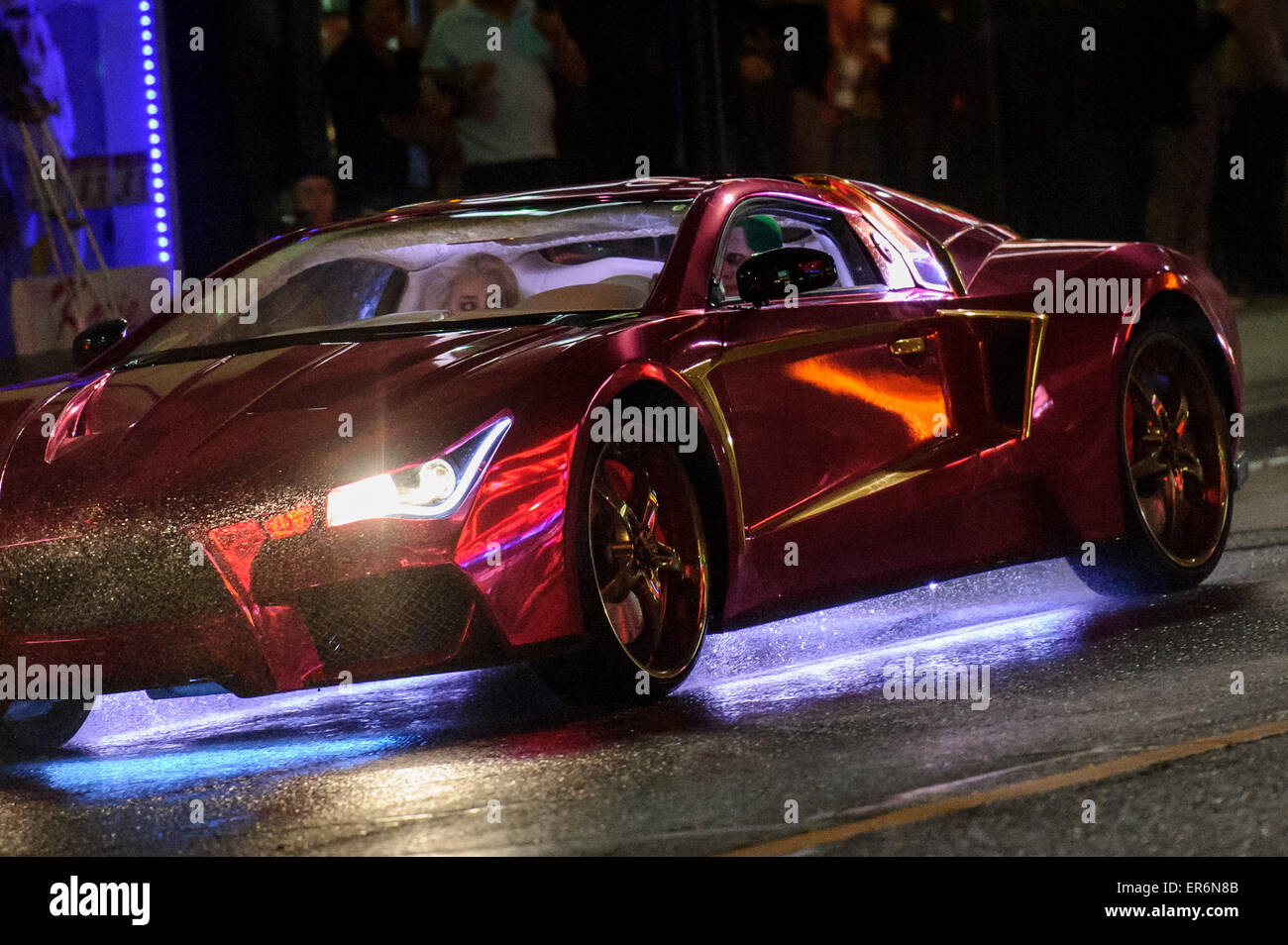 Toronto, Canada. 27th May, 2015. Stunt doubles for Jared Leto's Joker