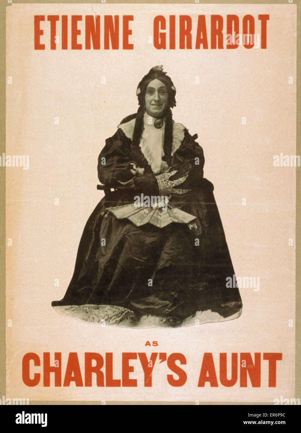 Etienne Girardot as Charley's Aunt Stock Photo