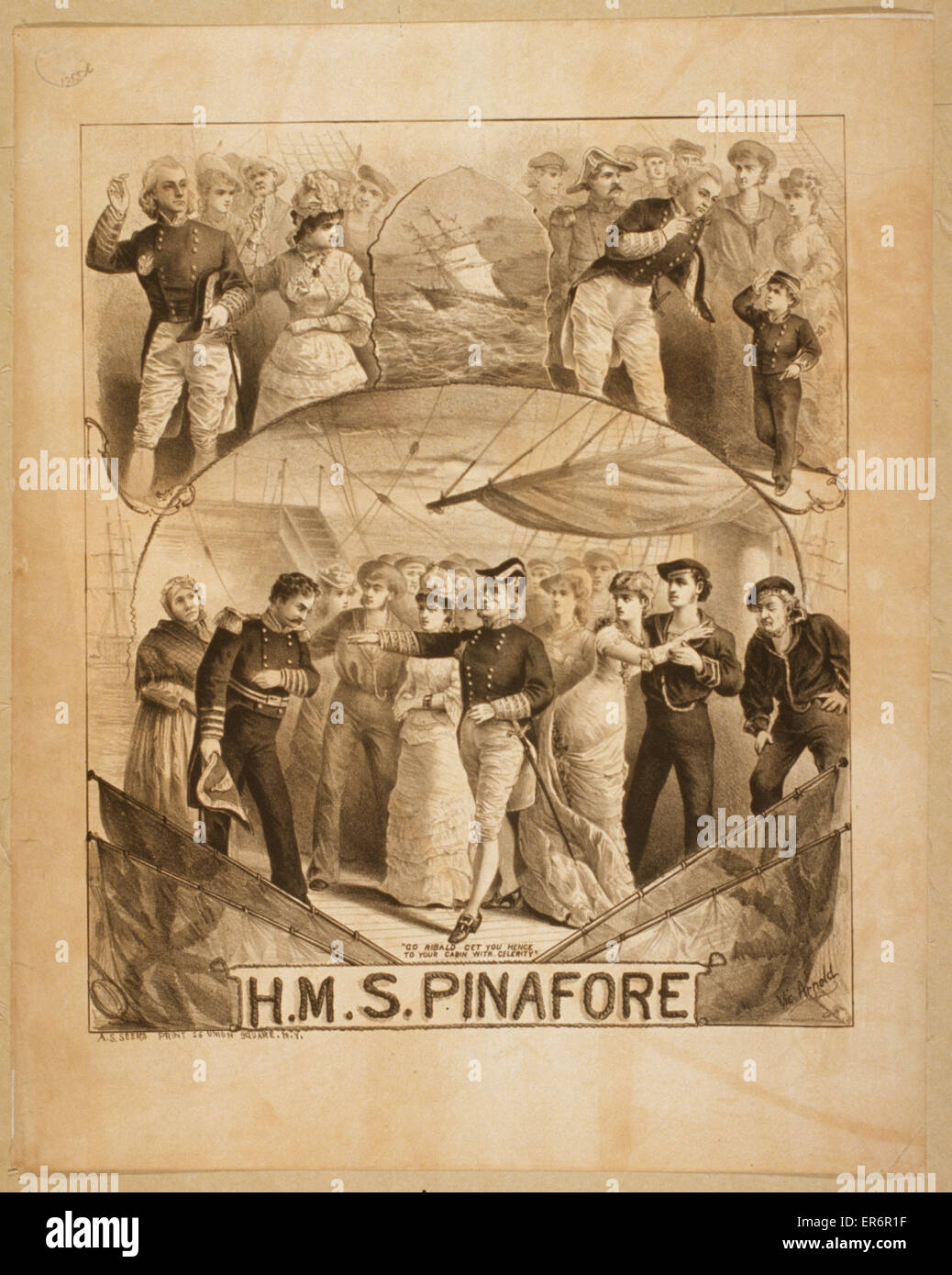 HMS. Pinafore Stock Photo