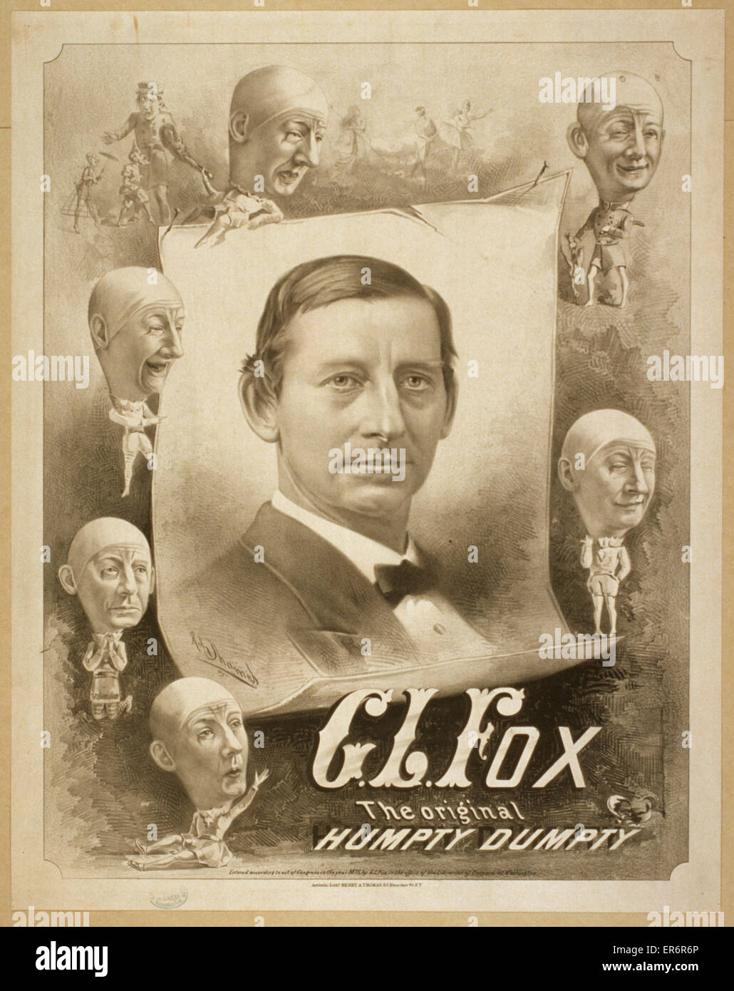 GL Fox the original Humpty Dumpty Stock Photo