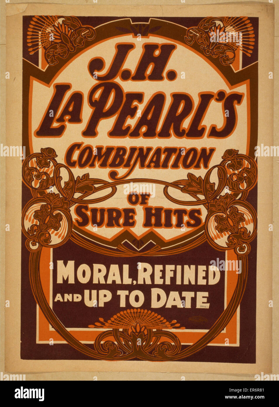 JH La Pearl's combination of sure hits moral, refined, and u Stock Photo