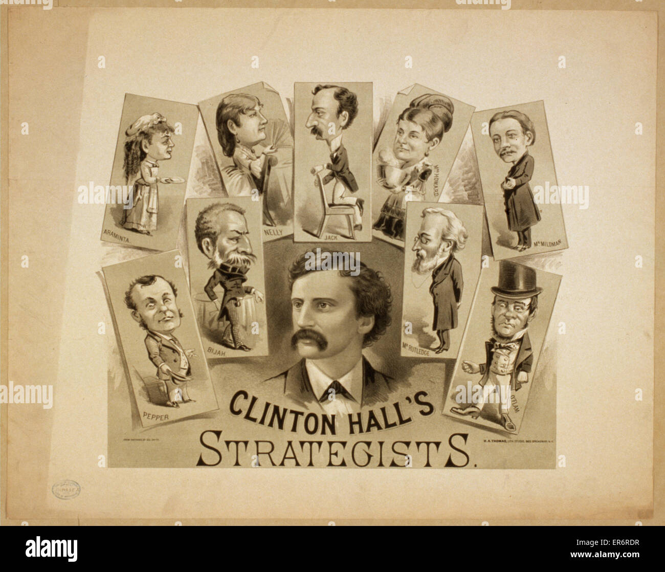 Clinton Hall's Strategists Stock Photo