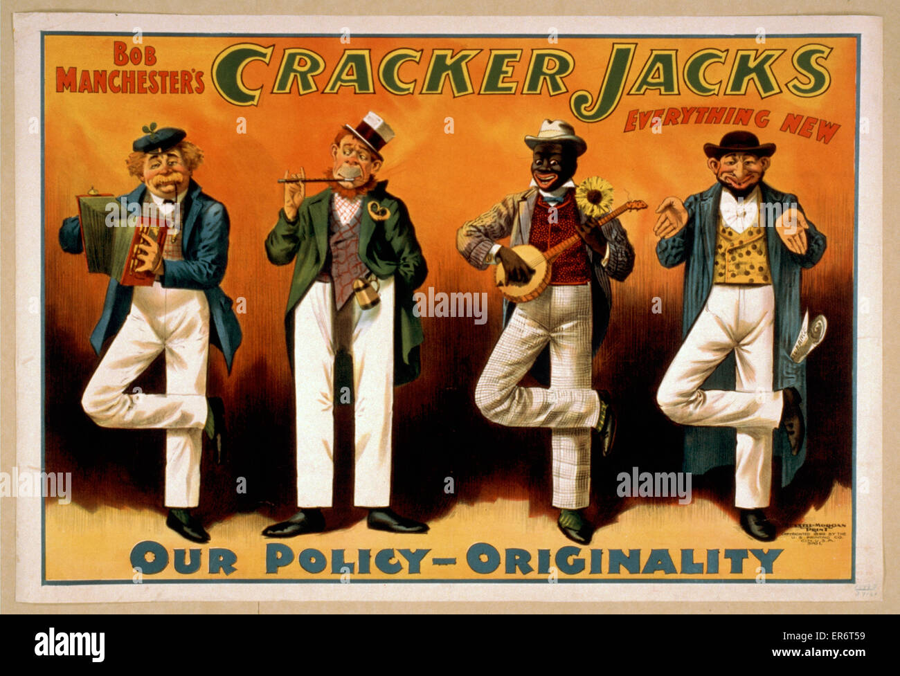 Bob Manchester's Cracker Jacks everything new Stock Photo