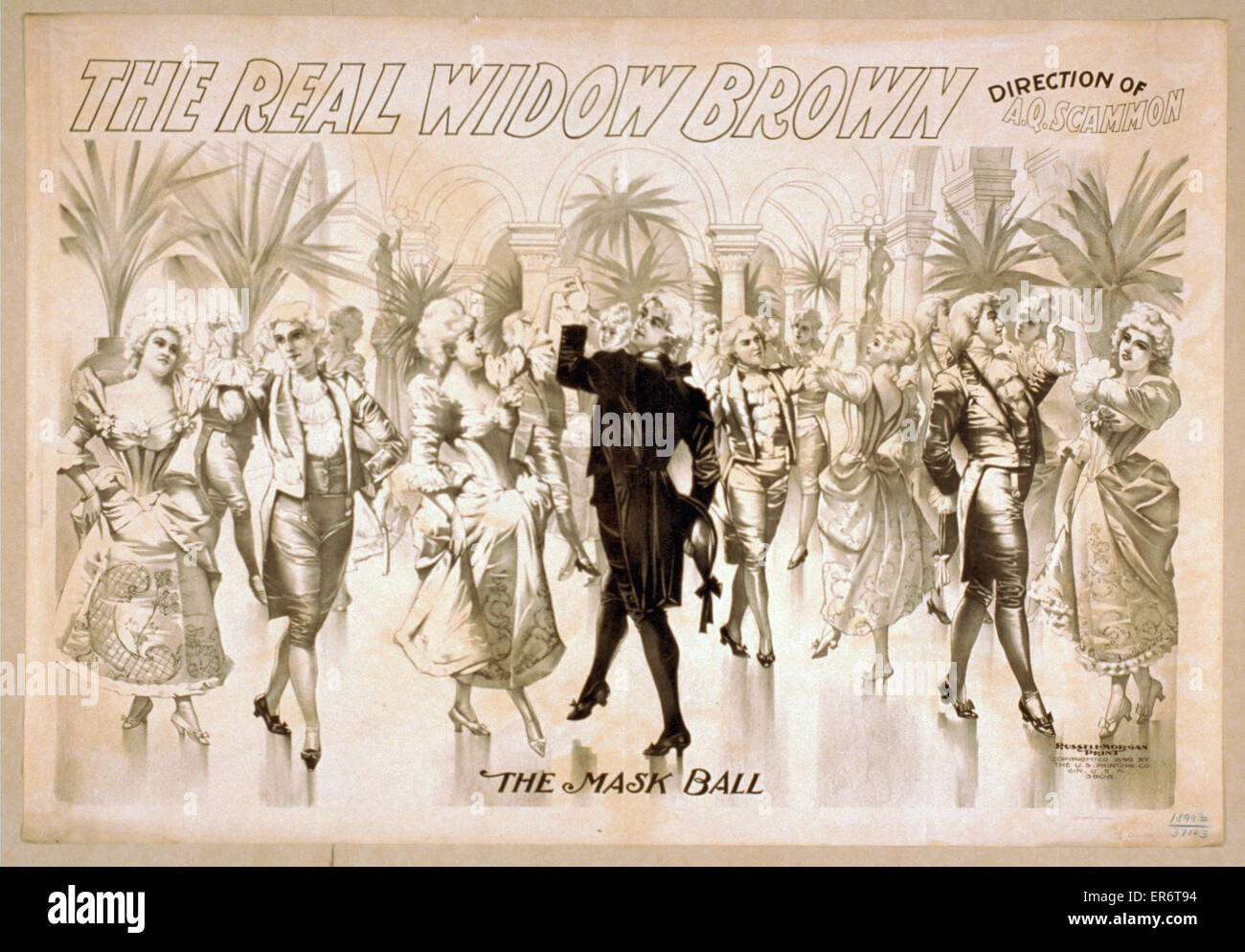 widow brown alamy c1899 date