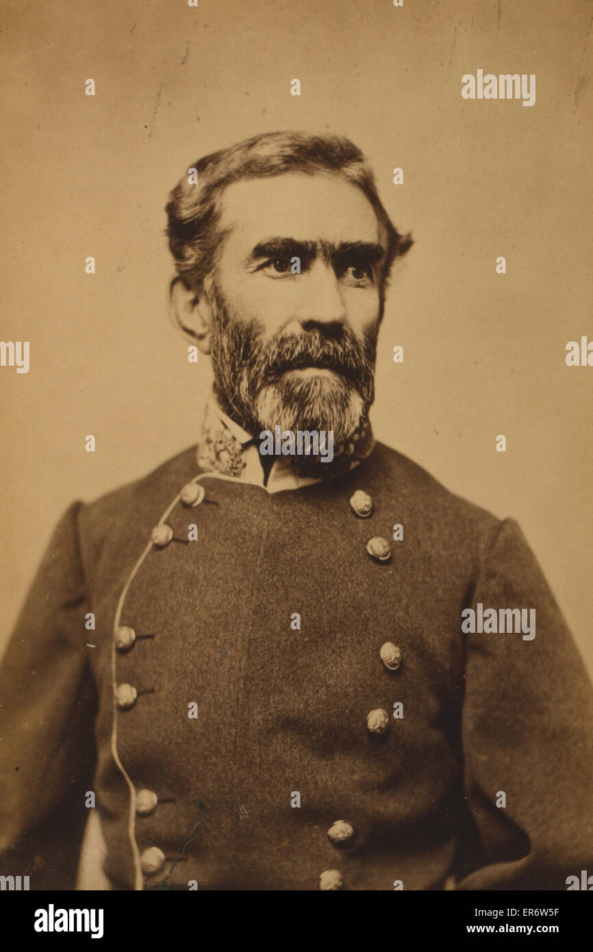 General Braxton Bragg. Braxton Bragg, halflength portrait, facing