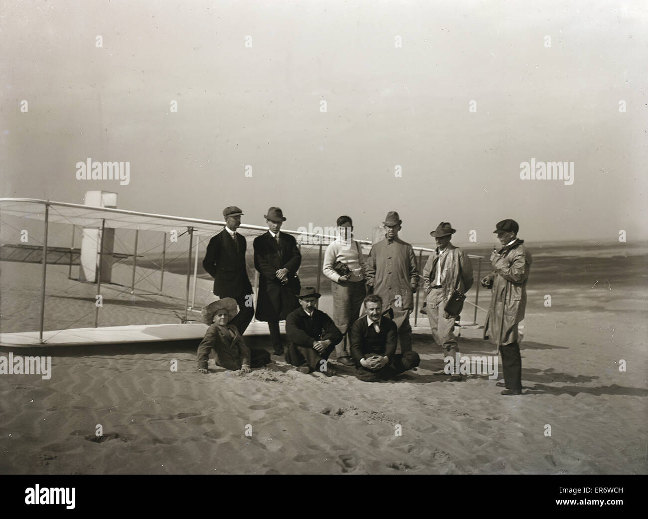 Wright Brothers and Aviation Pioneers Stock Photo