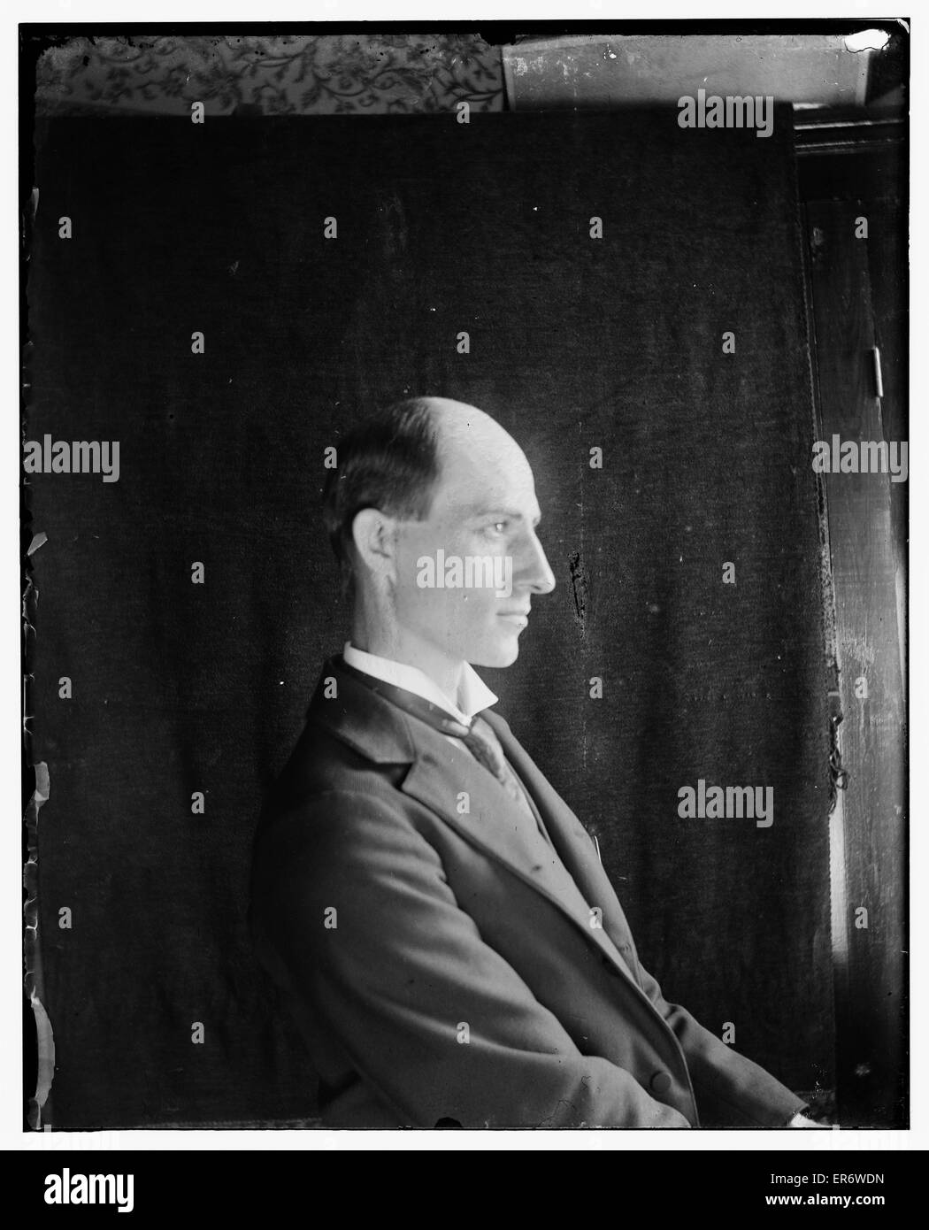 Wilbur Wright of Wright Brothers Stock Photo
